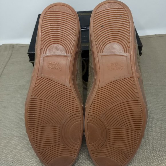 SPRING COURT OLIVE TWILL MEN'S SNEAKERS SIZE 45 EU - Picture 7 of 7